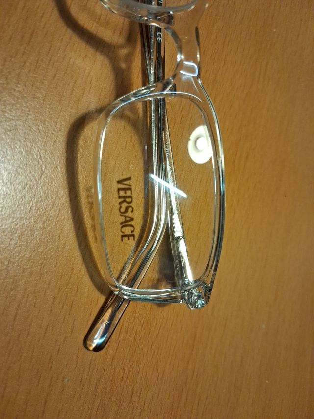 Occhiali Versace trasparenti unisex