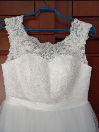 Vestido novia blanco 