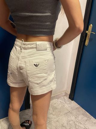 Shorts Armani Jeans blancos CHICA  talla S