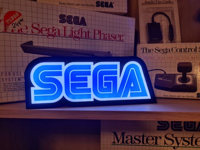 Luz LED SEGA retro