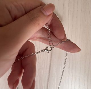 Collana Perla Argento Minimal