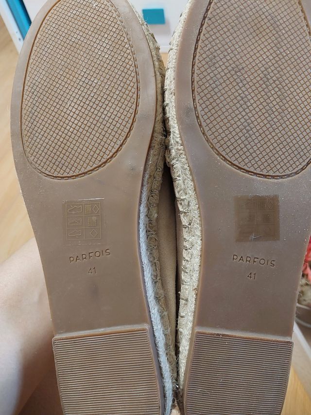 Zapatos esparto PARFOIS beige - 41