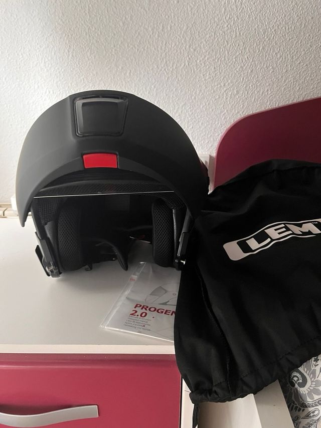 Casco moto LEM Progeny 2.0 negro mate nuevo