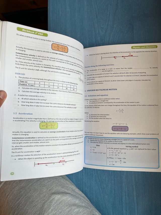PHYSICS AND CHEMISTRY 4º ESO
