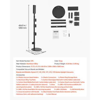 Supporto per Aspirapolvere Dyson Multi-Modelli 4 C