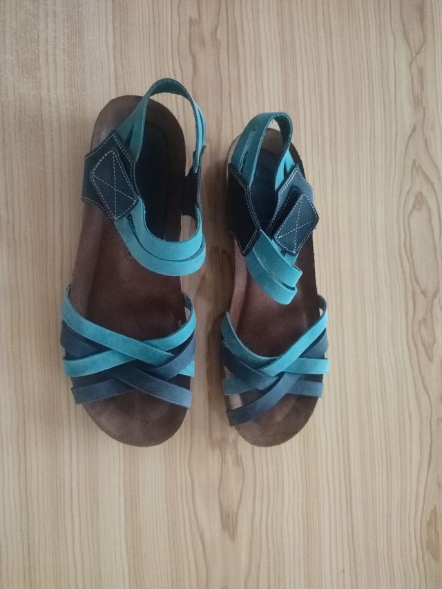 Sandalias interbios azules