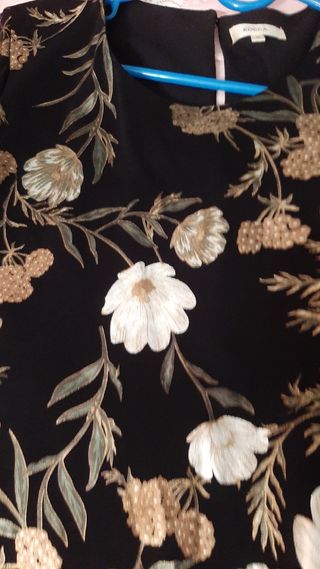 Vestito KOCCA seta fiori oro