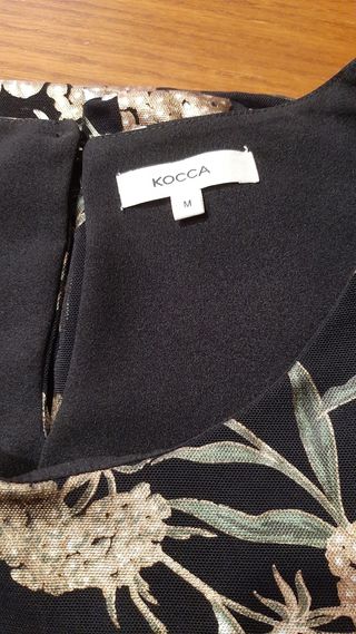 Vestito KOCCA seta fiori oro