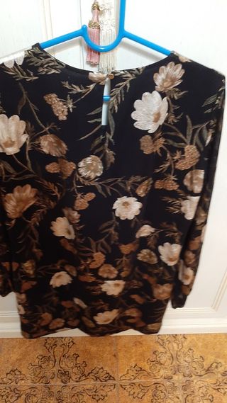 Vestito KOCCA seta fiori oro