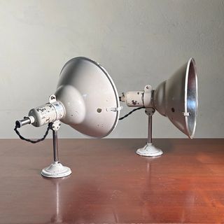 Lampe industriali vintage anni '40