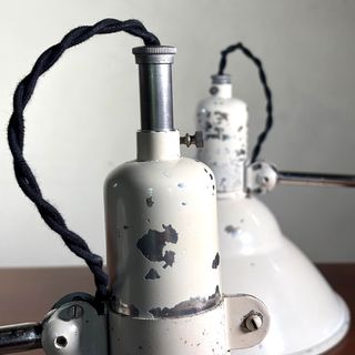 Lampe industriali vintage anni '40