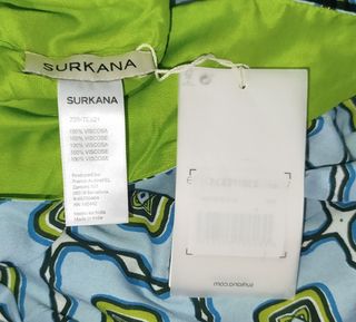Bolsa Surkana - Tela, Verde & Azul