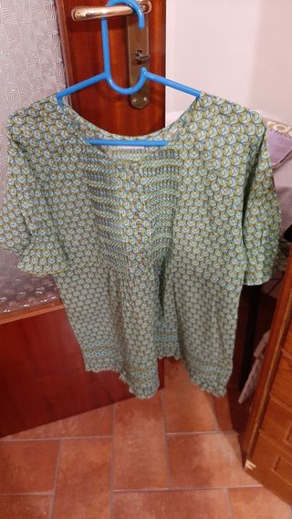 Camicia Fubloni verde|giallino