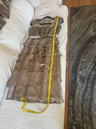 Vestido Fiesta Sonia Peña Beige
