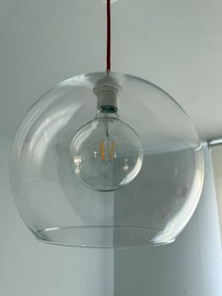 Lámpara techo vidrio Ikea