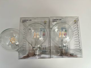 Lámpara techo vidrio Ikea