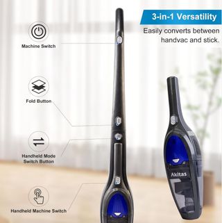 Aspiradora Akitas Plegable - 2 en 1