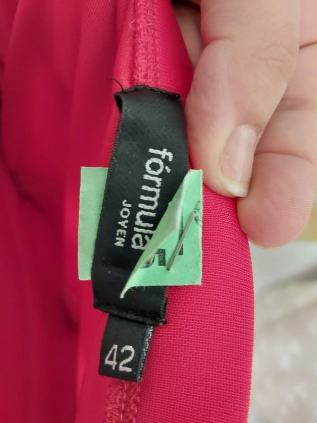 Vestido fórmula rojo XL de boda