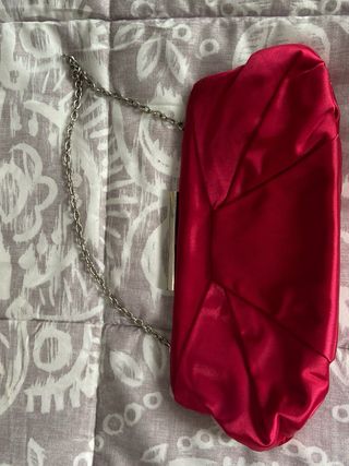 Bolso de mano fucsia