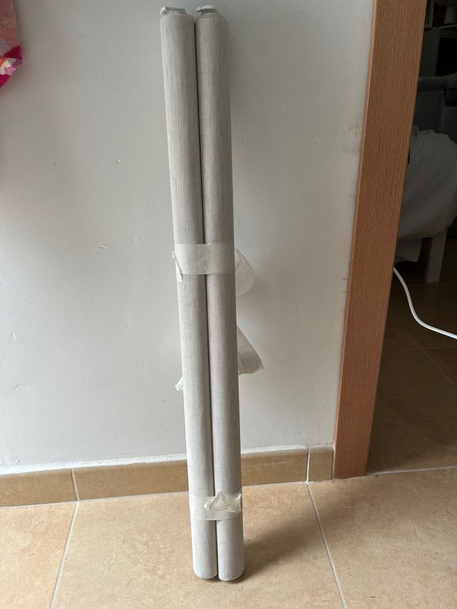 Estores enrollables beige 80cm Sandvedel