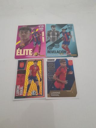 Lote de cromos Lamine Yamal FC Barcelona 