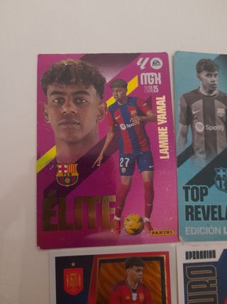Lote de cromos Lamine Yamal FC Barcelona 