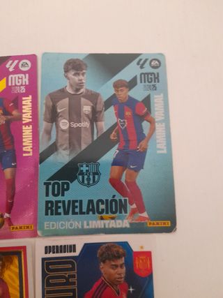 Lote de cromos Lamine Yamal FC Barcelona 