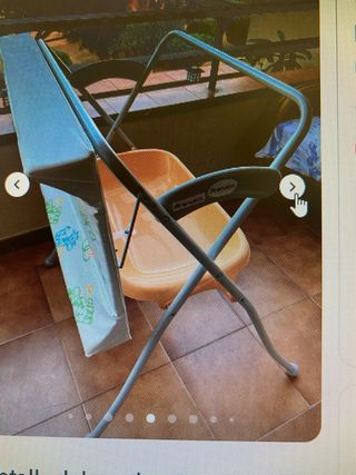 Bañera cambiador bebé plegable