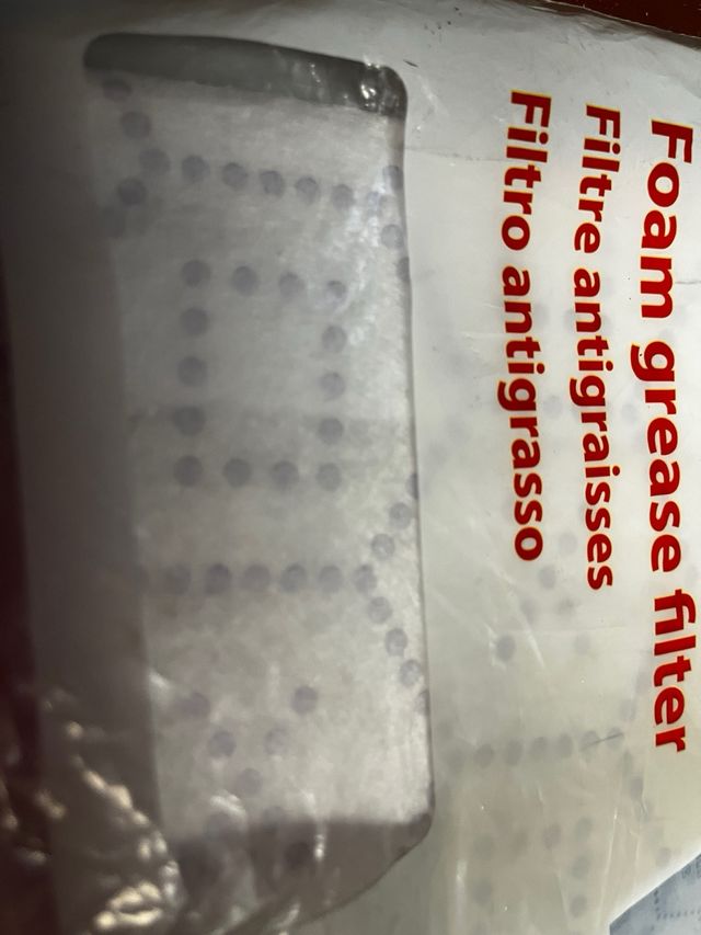 Filtro antigrasso Wpro - Cappa