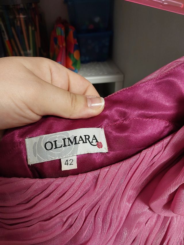 Vestido OLIMARA rosa - Talla XL/L