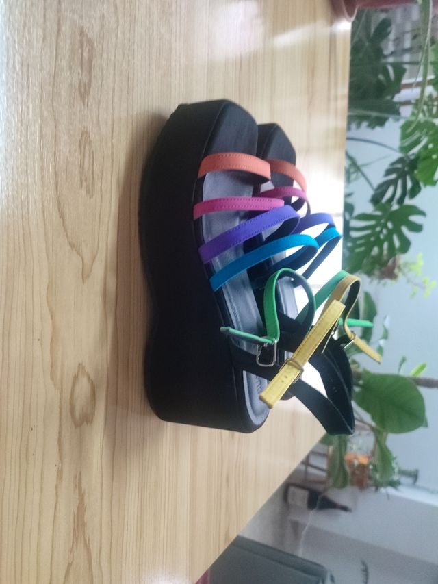 Sandalias plataforma Bounarotti multicolor