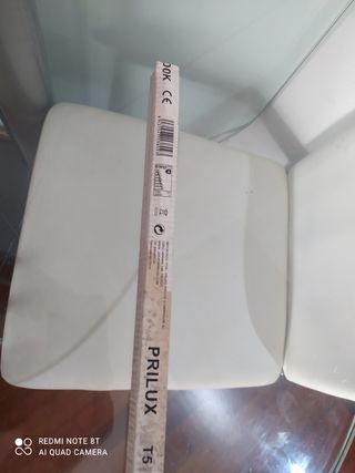 Portalámpara fluorescente con florescentes incl.