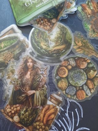 Pack 40 Autocolantes Grimoire - Magia