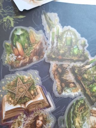 Pack 40 Autocolantes Grimoire - Magia