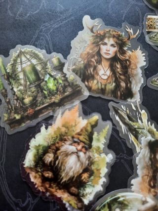 Pack 40 Autocolantes Grimoire - Magia