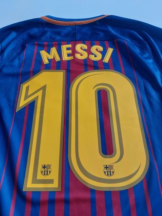 Camiseta original FC Barcelona 2017 2018 Messi 10