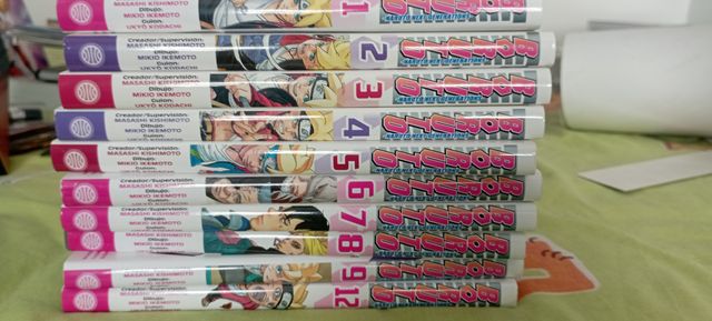 Lote de mangas Dragon Ball, Naruto, One Piece...