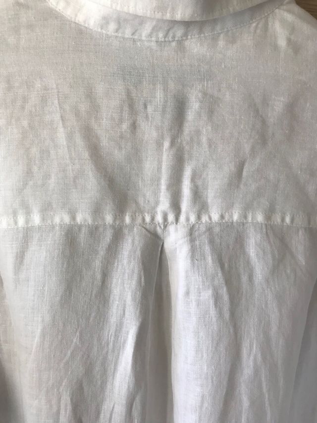 Camicia lino James Dillon XL bianca