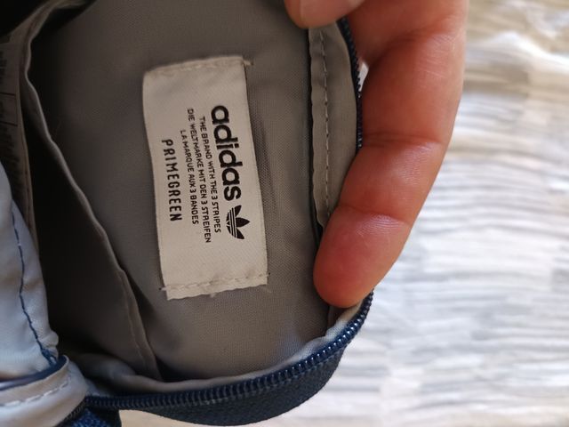 Tracolla Adidas nera e blu