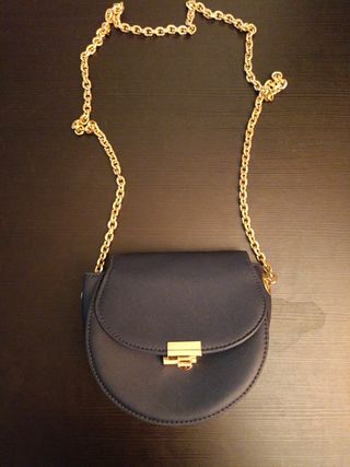Bolso bandolera azul marino