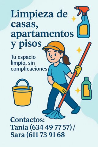 Limpieza de casas y pisos