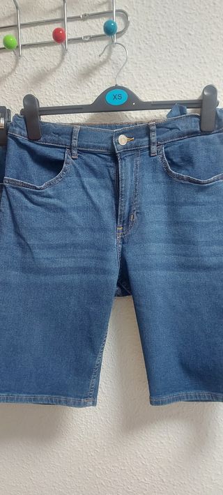 2 pantalones cortos vaqueros