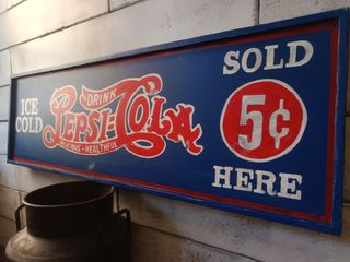 Cartel Pepsi-Cola Vintage