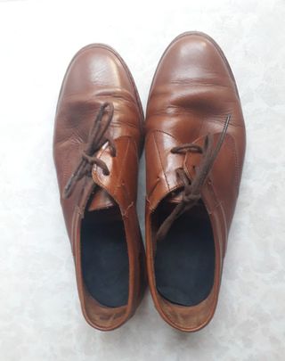 Zapatos Dingo marrones de piel