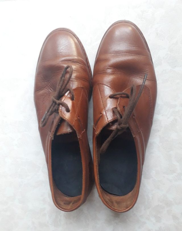 Zapatos Dingo marrones de piel