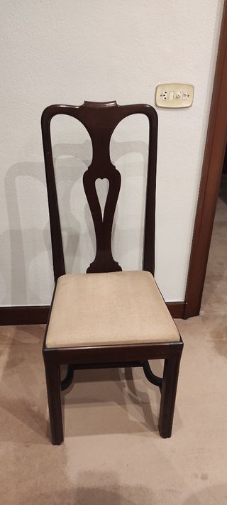  Sillas madera maciza para comedor