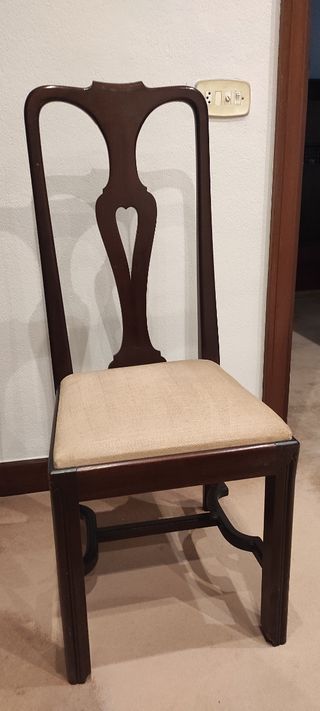  Sillas madera maciza para comedor