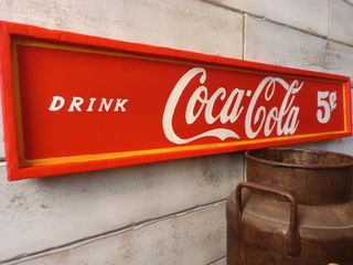 Cartel Coca-Cola Vintage 5¢