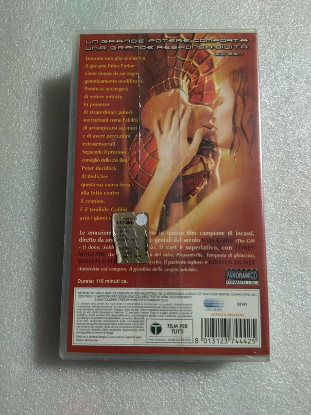 VHS Spiderman - Italiano
