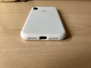 Funda blanca de silicona para Apple iPhone XR